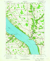 Ludlowville New York Historical topographic map, 1:24000 scale, 7.5 X 7.5 Minute, Year 1942