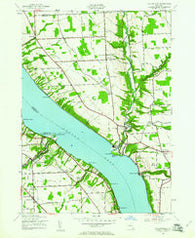 Ludlowville New York Historical topographic map, 1:24000 scale, 7.5 X 7.5 Minute, Year 1942