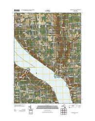 Ludlowville New York Historical topographic map, 1:24000 scale, 7.5 X 7.5 Minute, Year 2013