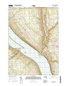 Ludlowville New York Current topographic map, 1:24000 scale, 7.5 X 7.5 Minute, Year 2016