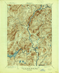 Luzerne New York Historical topographic map, 1:62500 scale, 15 X 15 Minute, Year 1903