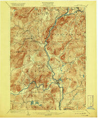Luzerne New York Historical topographic map, 1:62500 scale, 15 X 15 Minute, Year 1903