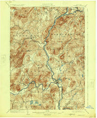 Luzerne New York Historical topographic map, 1:62500 scale, 15 X 15 Minute, Year 1903