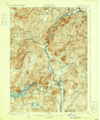 Luzerne New York Historical topographic map, 1:62500 scale, 15 X 15 Minute, Year 1903