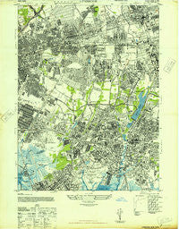 Lynbrook New York Historical topographic map, 1:24000 scale, 7.5 X 7.5 Minute, Year 1947