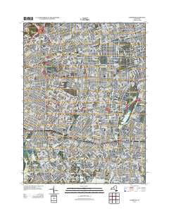Lynbrook New York Historical topographic map, 1:24000 scale, 7.5 X 7.5 Minute, Year 2013