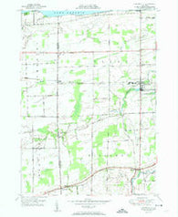 Lyndonville New York Historical topographic map, 1:24000 scale, 7.5 X 7.5 Minute, Year 1951