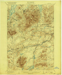 Lyon Mountain New York Historical topographic map, 1:62500 scale, 15 X 15 Minute, Year 1913