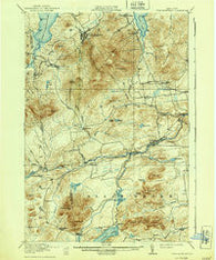 Lyon Mountain New York Historical topographic map, 1:62500 scale, 15 X 15 Minute, Year 1913