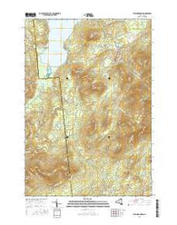 Lyon Mountain New York Current topographic map, 1:24000 scale, 7.5 X 7.5 Minute, Year 2016