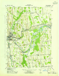 Lyons New York Historical topographic map, 1:31680 scale, 7.5 X 7.5 Minute, Year 1943