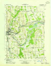 Lyons New York Historical topographic map, 1:31680 scale, 7.5 X 7.5 Minute, Year 1943
