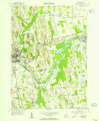 Lyons New York Historical topographic map, 1:24000 scale, 7.5 X 7.5 Minute, Year 1953