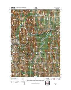 Lyons New York Historical topographic map, 1:24000 scale, 7.5 X 7.5 Minute, Year 2013