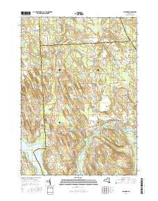 Lysander New York Current topographic map, 1:24000 scale, 7.5 X 7.5 Minute, Year 2016