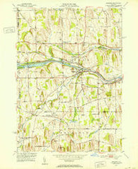 Macedon New York Historical topographic map, 1:24000 scale, 7.5 X 7.5 Minute, Year 1951