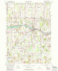 Macedon New York Historical topographic map, 1:24000 scale, 7.5 X 7.5 Minute, Year 1951