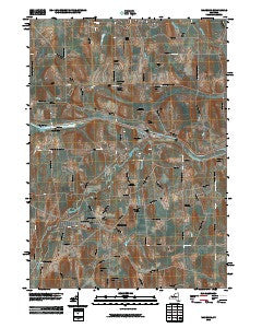 Macedon New York Historical topographic map, 1:24000 scale, 7.5 X 7.5 Minute, Year 2010