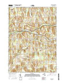 Macedon New York Current topographic map, 1:24000 scale, 7.5 X 7.5 Minute, Year 2016