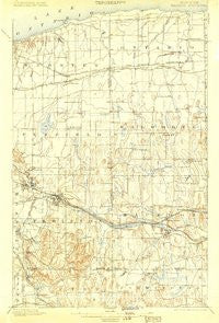 Macedon New York Historical topographic map, 1:62500 scale, 15 X 15 Minute, Year 1900