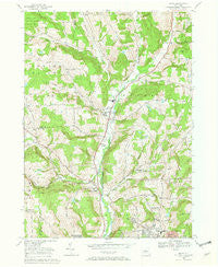 Maine New York Historical topographic map, 1:24000 scale, 7.5 X 7.5 Minute, Year 1969