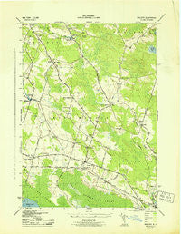 Mallory New York Historical topographic map, 1:31680 scale, 7.5 X 7.5 Minute, Year 1943