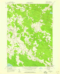 Mallory New York Historical topographic map, 1:24000 scale, 7.5 X 7.5 Minute, Year 1957