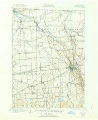 Malone New York Historical topographic map, 1:62500 scale, 15 X 15 Minute, Year 1915