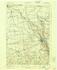 Malone New York Historical topographic map, 1:62500 scale, 15 X 15 Minute, Year 1917