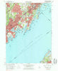 Mamaroneck New York Historical topographic map, 1:24000 scale, 7.5 X 7.5 Minute, Year 1967