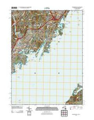 Mamaroneck New York Historical topographic map, 1:24000 scale, 7.5 X 7.5 Minute, Year 2011