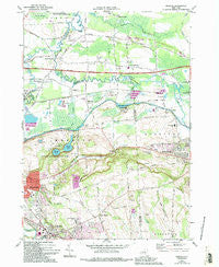 Manlius New York Historical topographic map, 1:24000 scale, 7.5 X 7.5 Minute, Year 1973