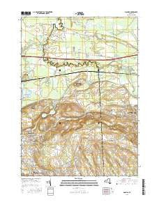Manlius New York Current topographic map, 1:24000 scale, 7.5 X 7.5 Minute, Year 2016