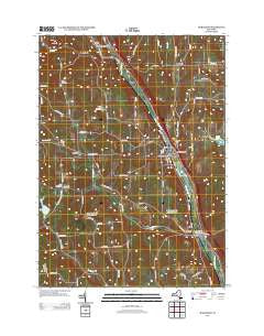 Marathon New York Historical topographic map, 1:24000 scale, 7.5 X 7.5 Minute, Year 2013