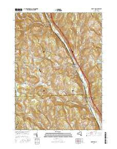 Marathon New York Current topographic map, 1:24000 scale, 7.5 X 7.5 Minute, Year 2016