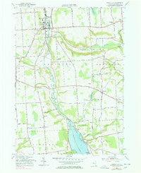 Marcellus New York Historical topographic map, 1:24000 scale, 7.5 X 7.5 Minute, Year 1955