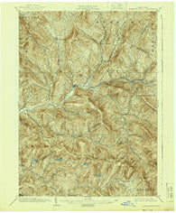 Margaretville New York Historical topographic map, 1:62500 scale, 15 X 15 Minute, Year 1904