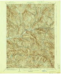 Margaretville New York Historical topographic map, 1:62500 scale, 15 X 15 Minute, Year 1904