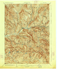Margaretville New York Historical topographic map, 1:62500 scale, 15 X 15 Minute, Year 1904