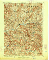 Margaretville New York Historical topographic map, 1:62500 scale, 15 X 15 Minute, Year 1904