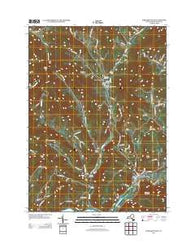 Margaretville New York Historical topographic map, 1:24000 scale, 7.5 X 7.5 Minute, Year 2013