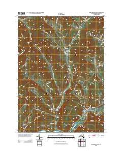 Margaretville New York Historical topographic map, 1:24000 scale, 7.5 X 7.5 Minute, Year 2013