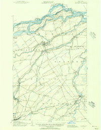 Massena New York Historical topographic map, 1:62500 scale, 15 X 15 Minute, Year 1906