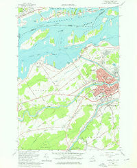 Massena New York Historical topographic map, 1:24000 scale, 7.5 X 7.5 Minute, Year 1964