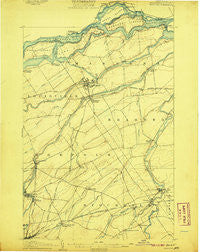 Massena New York Historical topographic map, 1:62500 scale, 15 X 15 Minute, Year 1907