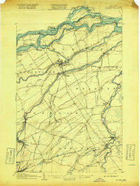 Massena New York Historical topographic map, 1:62500 scale, 15 X 15 Minute, Year 1907