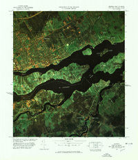 Massena Port of Entry New York Historical topographic map, 1:25000 scale, 7.5 X 7.5 Minute, Year 1977