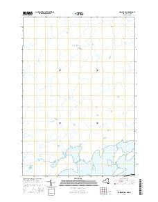 Massena OE N New York Current topographic map, 1:24000 scale, 7.5 X 7.5 Minute, Year 2016