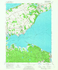 Mattituck New York Historical topographic map, 1:24000 scale, 7.5 X 7.5 Minute, Year 1956