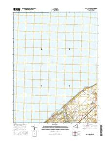 Mattituck Hills New York Current topographic map, 1:24000 scale, 7.5 X 7.5 Minute, Year 2016